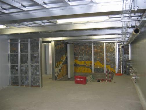 Leaded walls for radiography bunkers. Leaded walls for radiography bunkers.